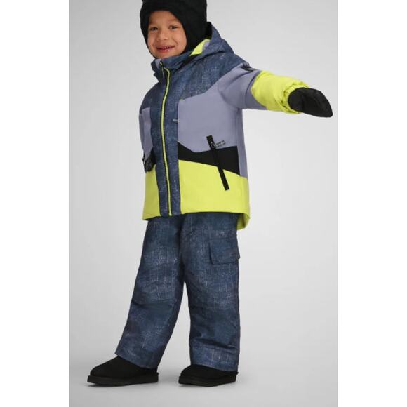 Obermeyer Kids Altair Jacket Size 2T Blue Orange Black NWT - Picture 2 of 6